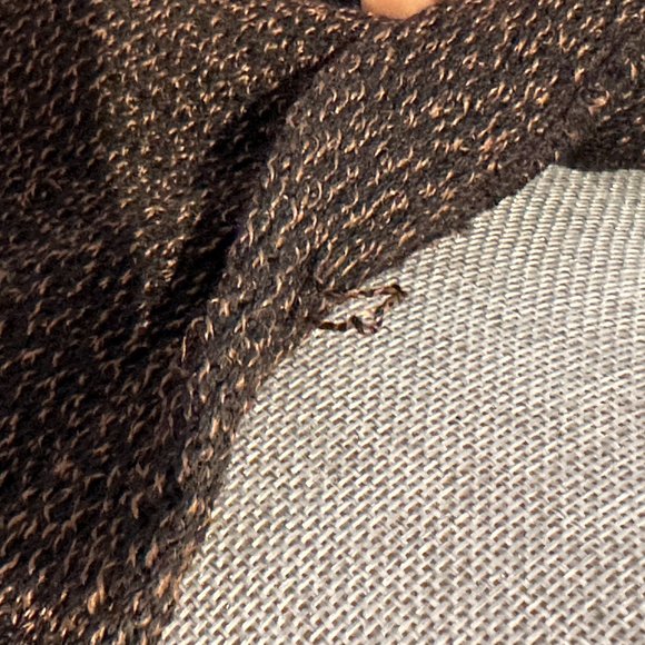 Wool and Rayon Brown Tweed Pencil Skirt - Picture 6 of 9